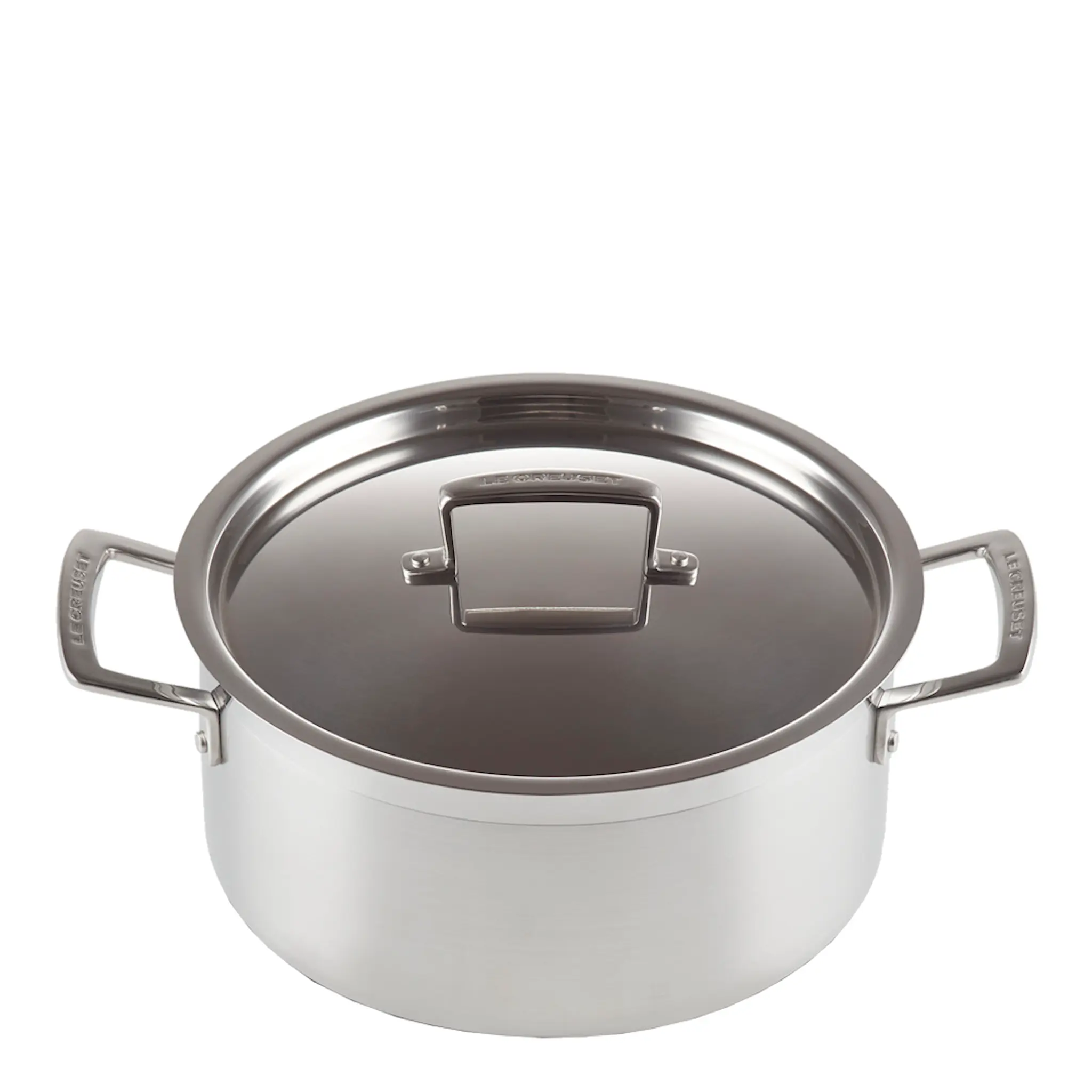 Le Creuset 3-Ply Gryta Låg med lock 24 cm 5,3 L