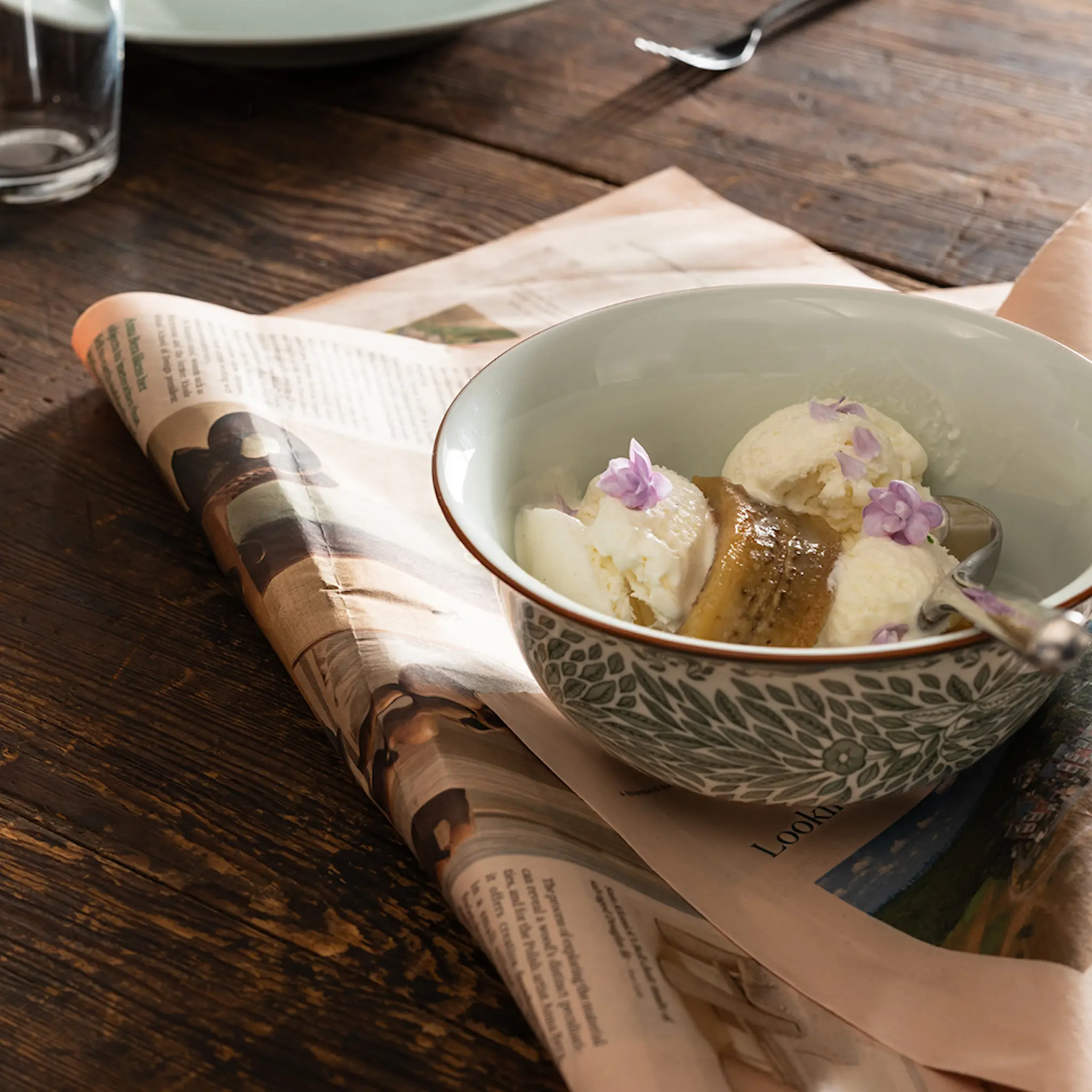 Rörstrand Ostindia Floris Kulho 50 cl Vihreä