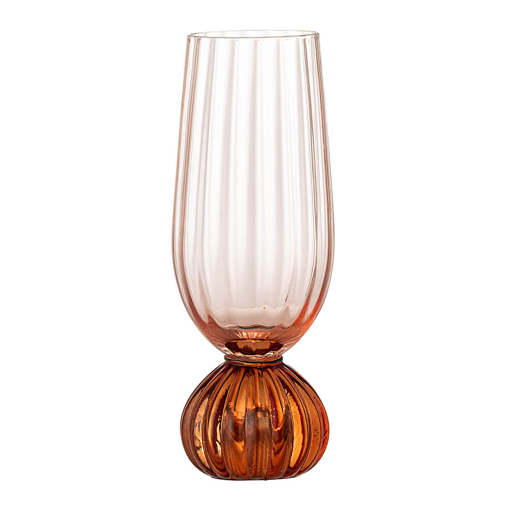 Bloomingville Taurin champagneglas 25 cl rosa