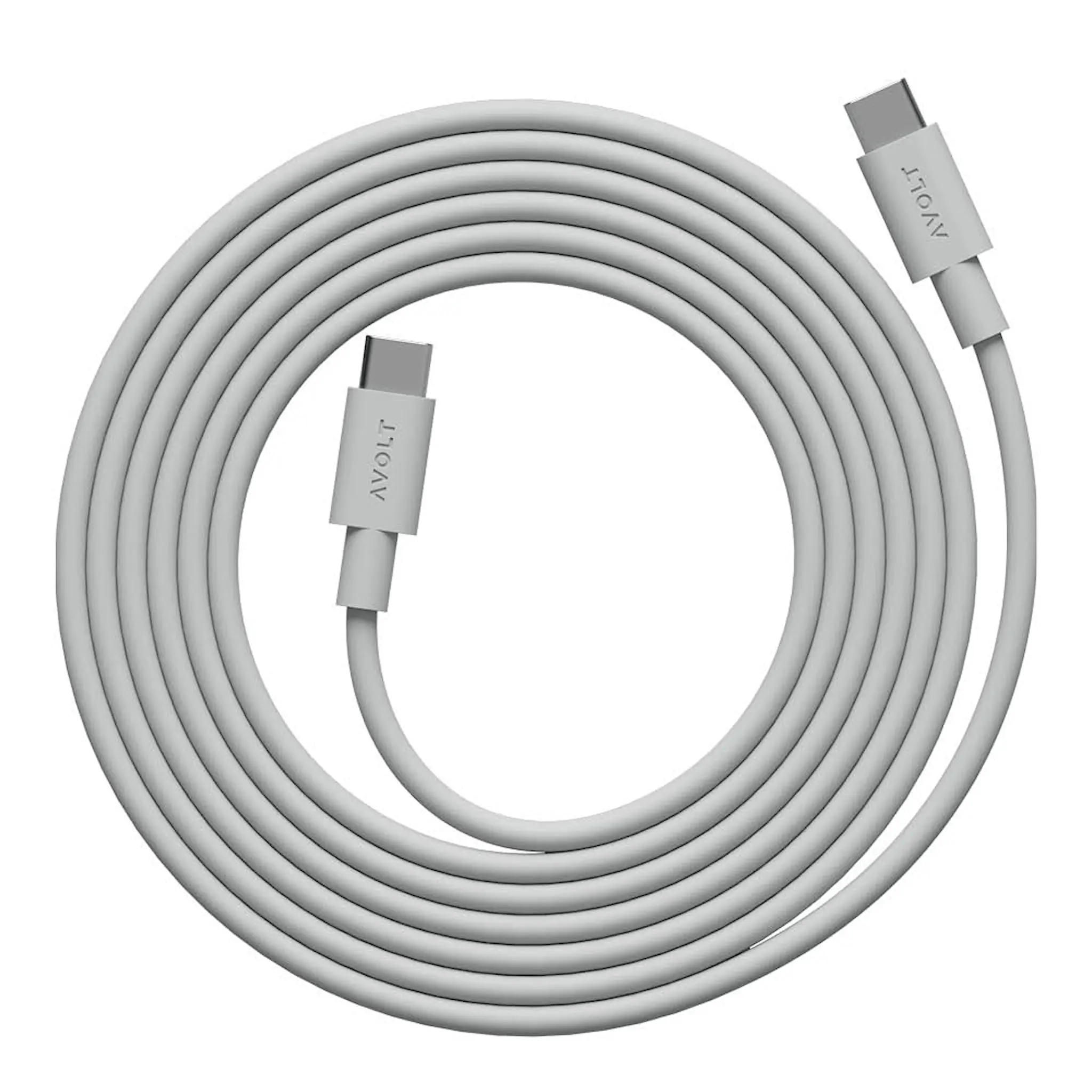 Avolt Cable 1 USB-C Kaapeli 2 m Gotland Grey