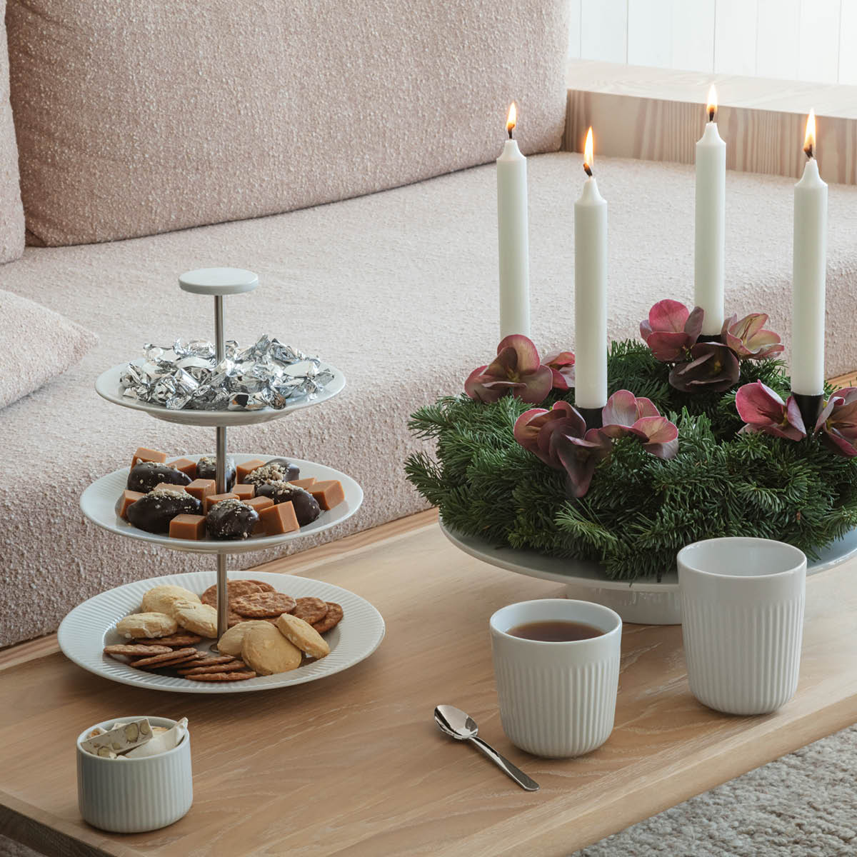 Eva Trio Legio Nova Våningsfat 25 cm vit