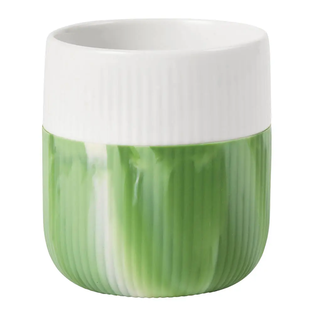 Fluted Contrast Marble muki 35 cl grass