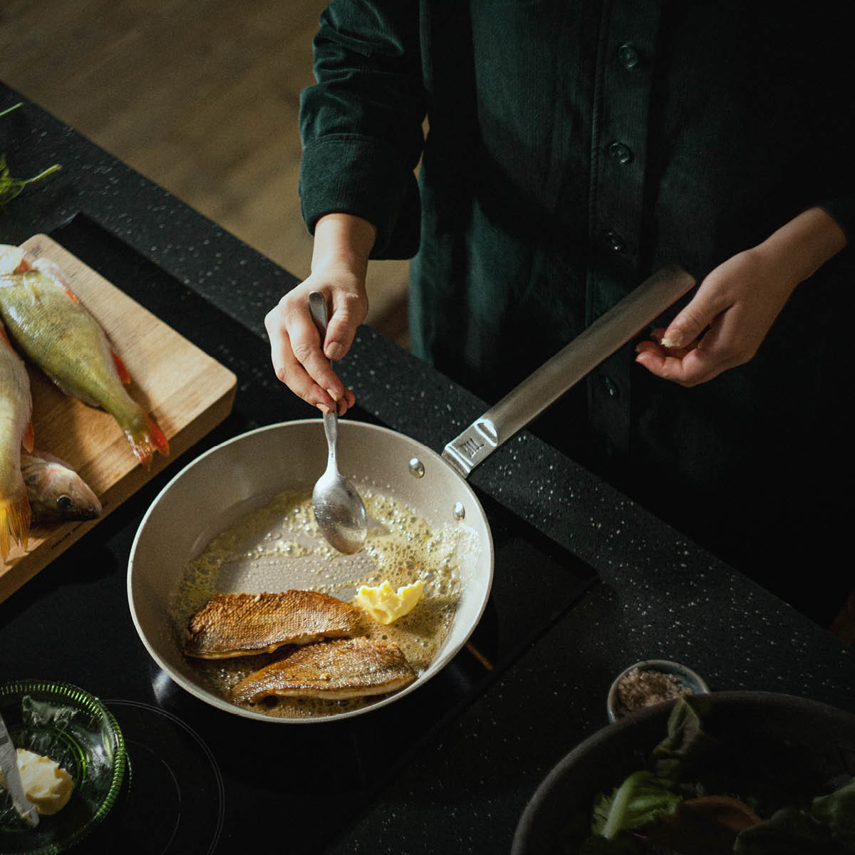 Fiskars Norden Steel Stekpanna belagd 26 cm