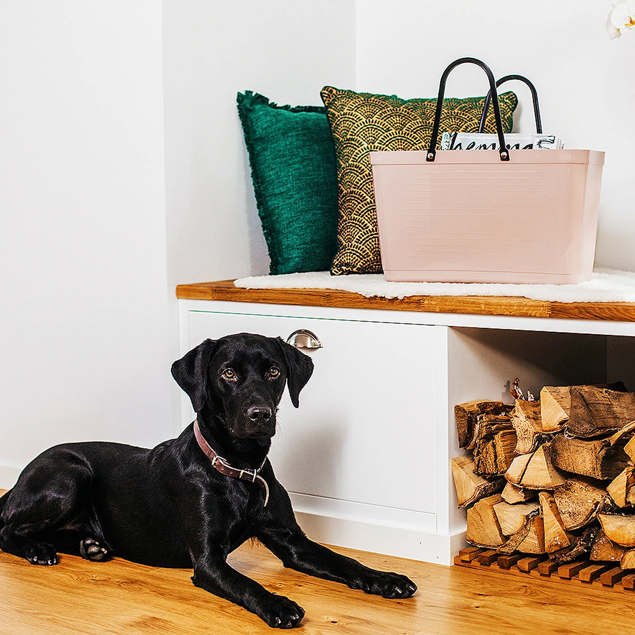 Hinza Green Plastic Laukku Iso Nougat