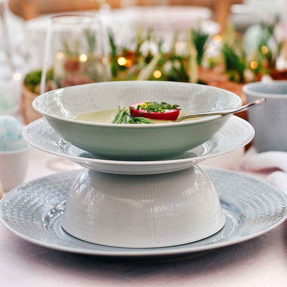 Rörstrand Swedish Grace dyp tallerken 19 cm eng/grønn