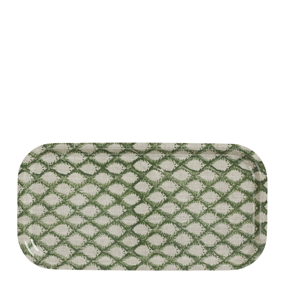 Chamois Cypress bricka 43x22 cm grön