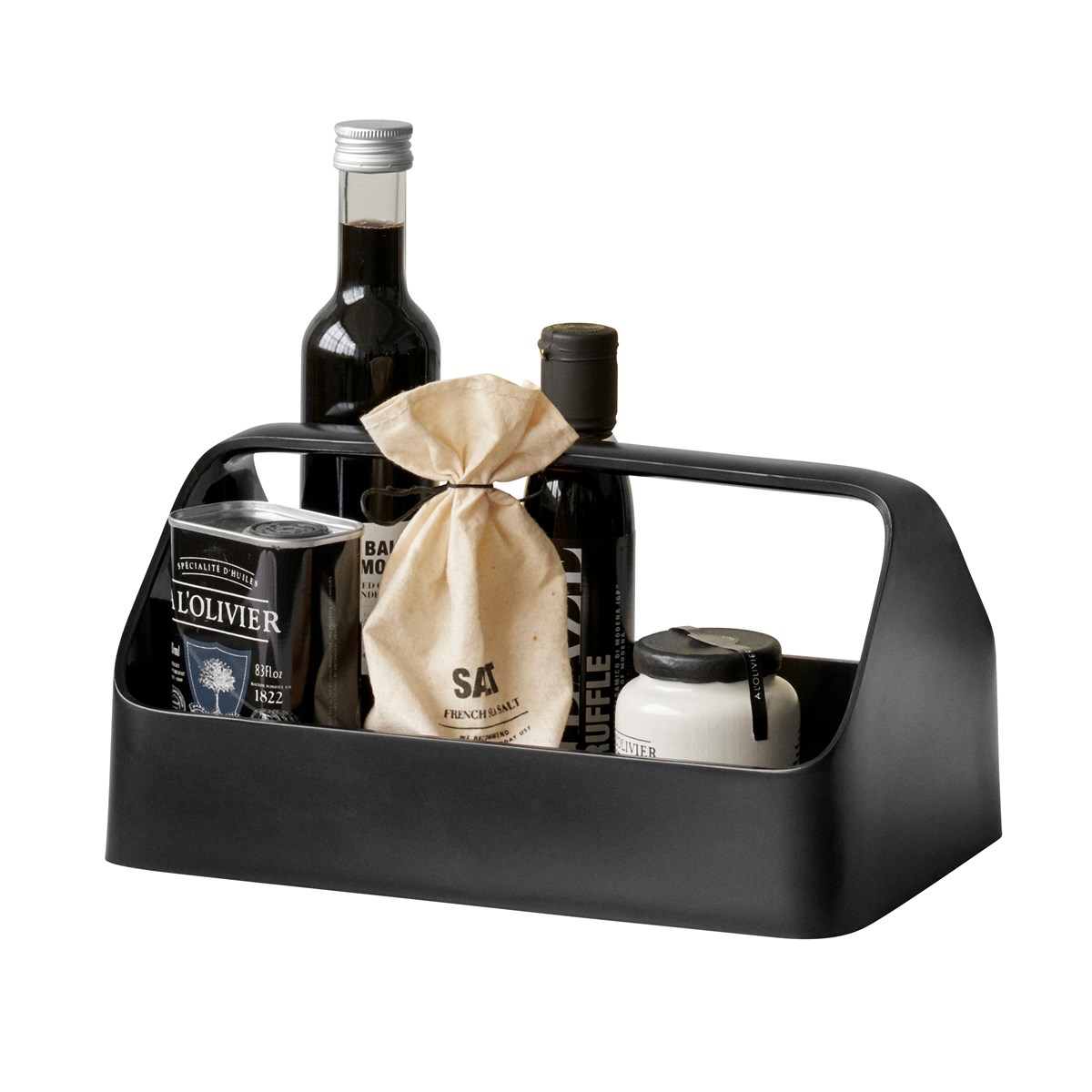 RIG-TIG Handy-Box Säilytyslaatikko 28x18 cm Musta