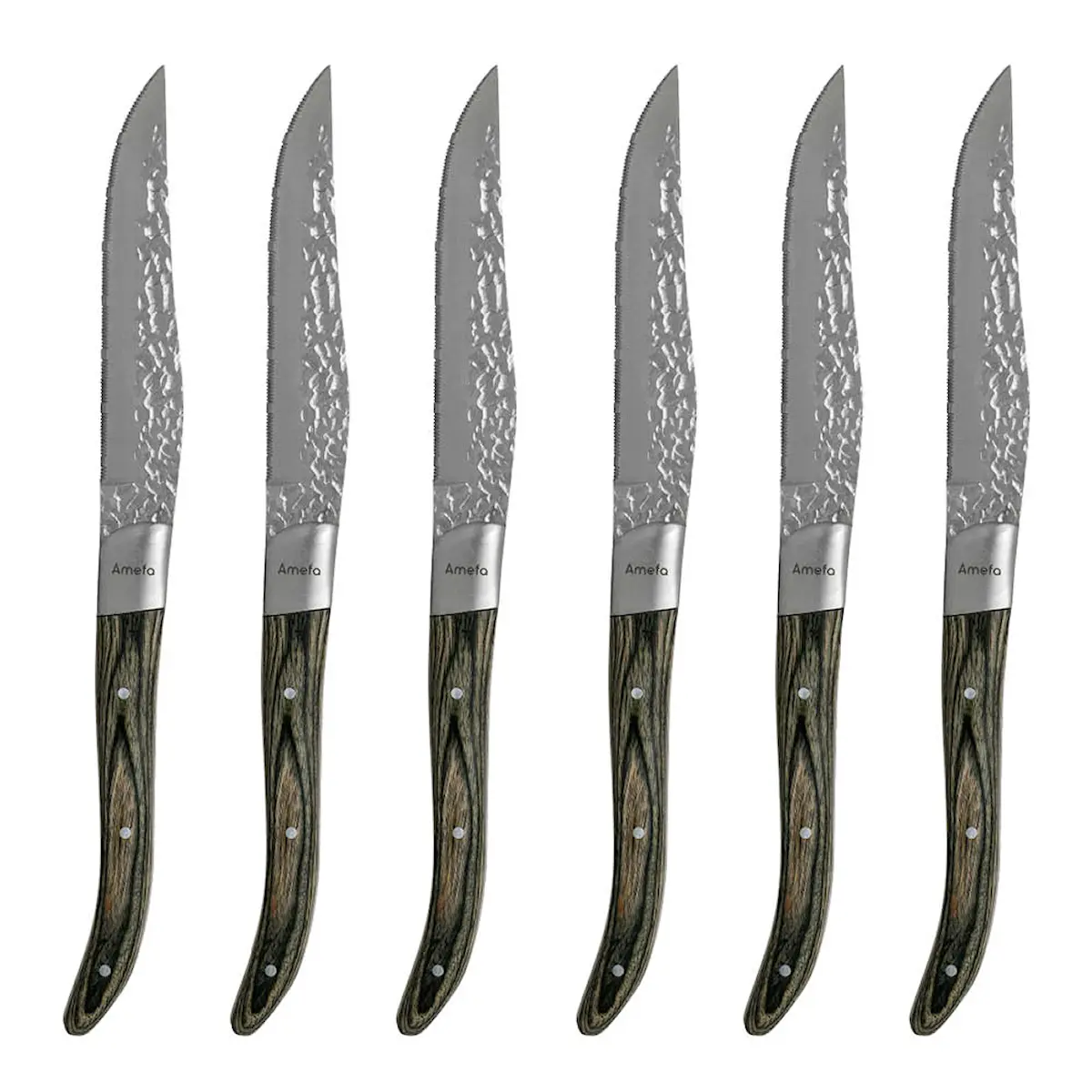 Amefa Royal Steak grillknivar 6-pack lunar