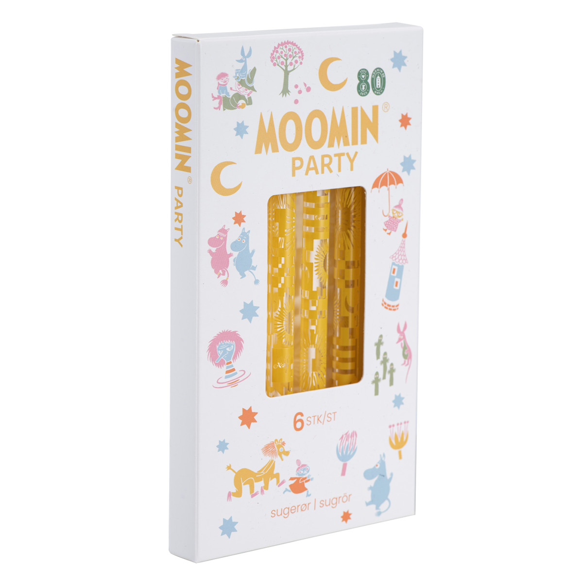 Modern House Muumi Juhlat Pilli 6 kpl Keltainen