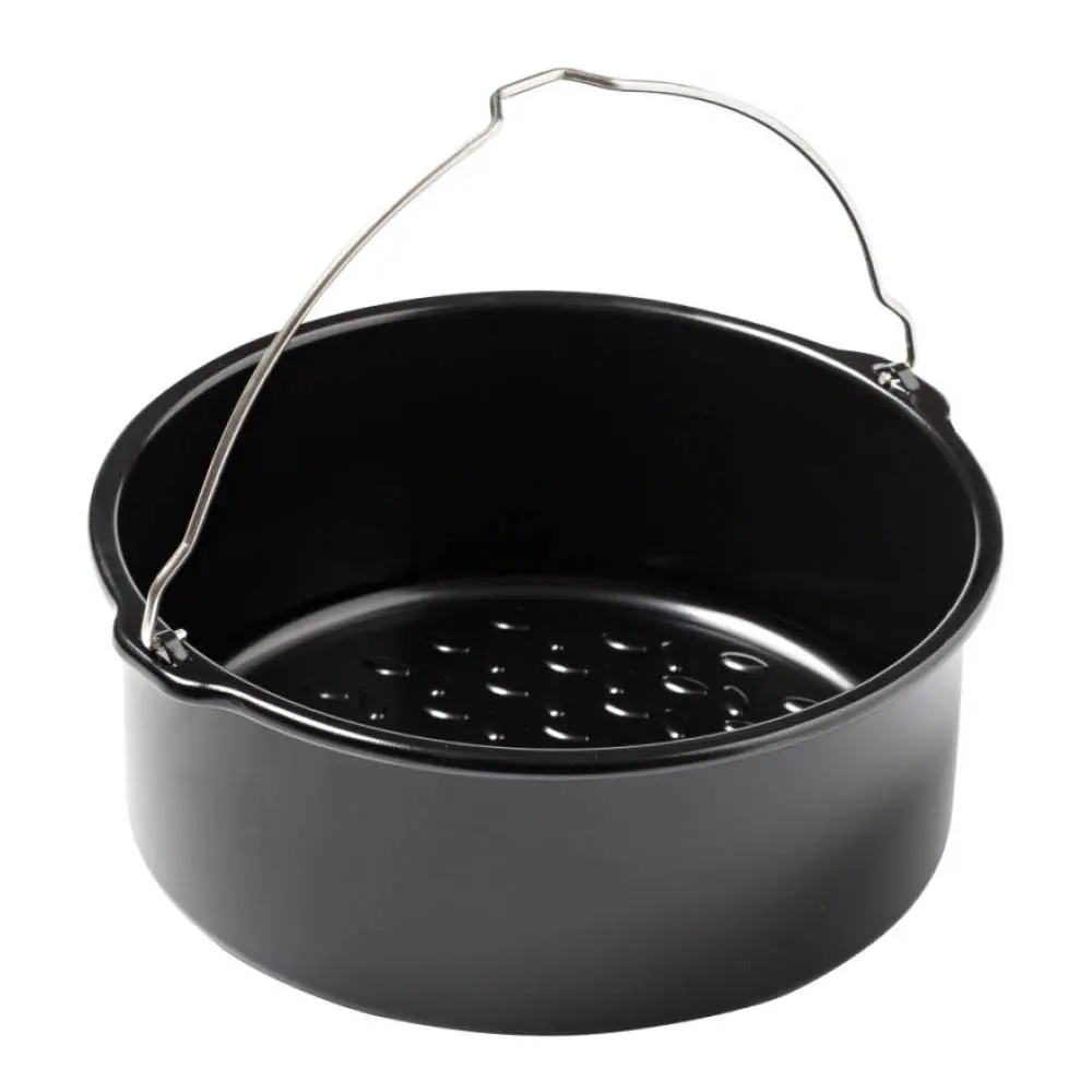 Airfryer ildfast form 20 cm svart