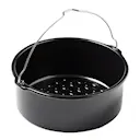Airfryer ugnsform 20 cm svart