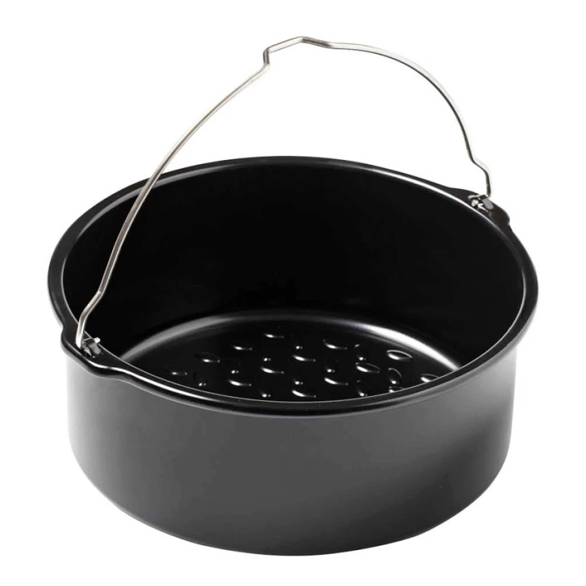 Pyrex Airfryer ildfast form 20 cm svart