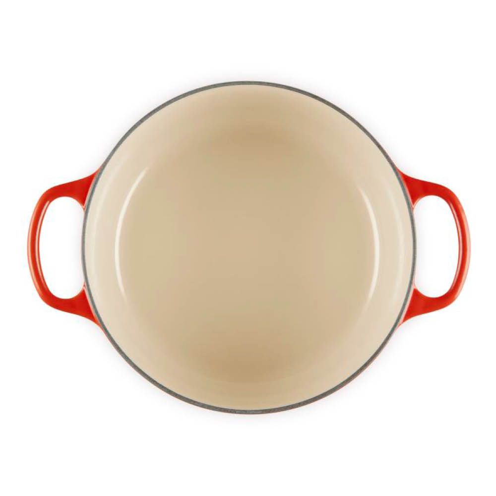 Le Creuset Signature gjutjärnsgryta rund 4,2L 24 cm cerise/crucible knob