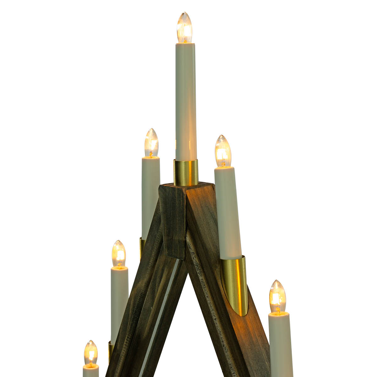 Aneta Lighting Halland adventsstake 59 cm gråbeis