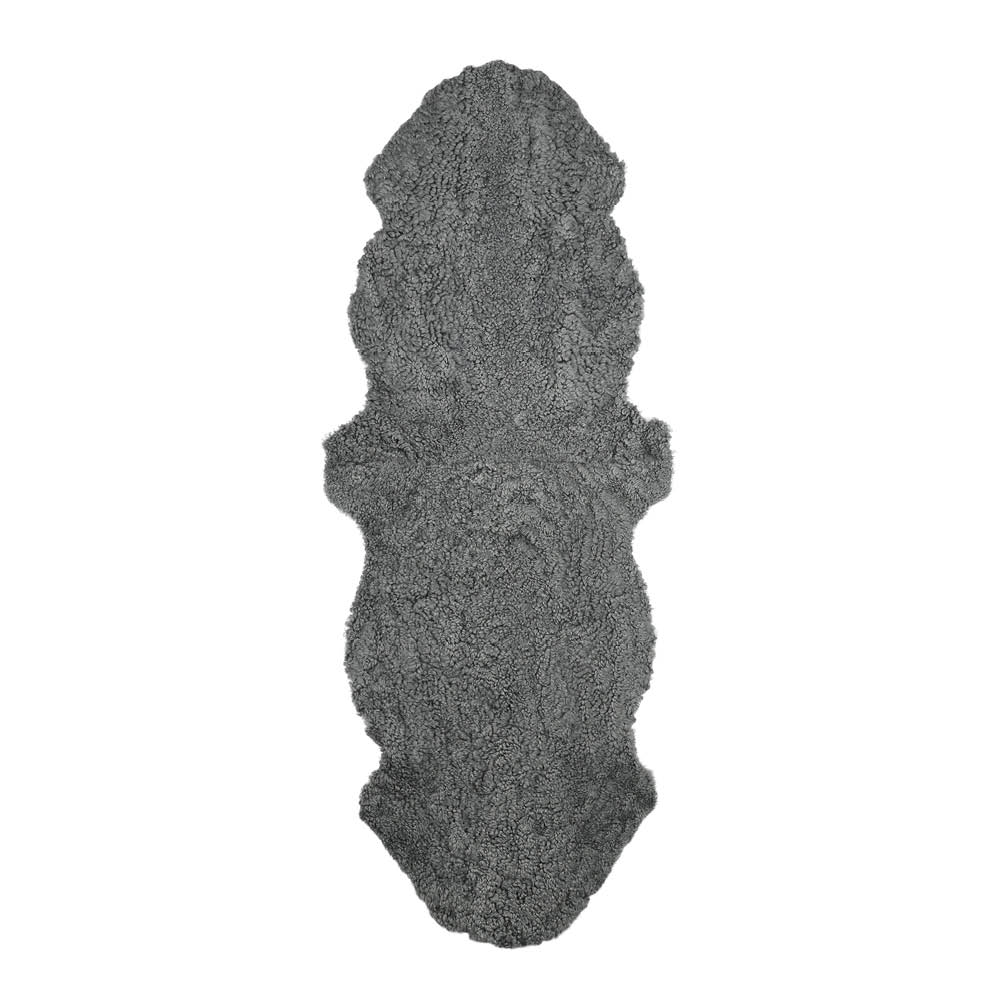 Natures Collection Fårskinn New Zealand kort ull 160x60 cm scandinavian light grey