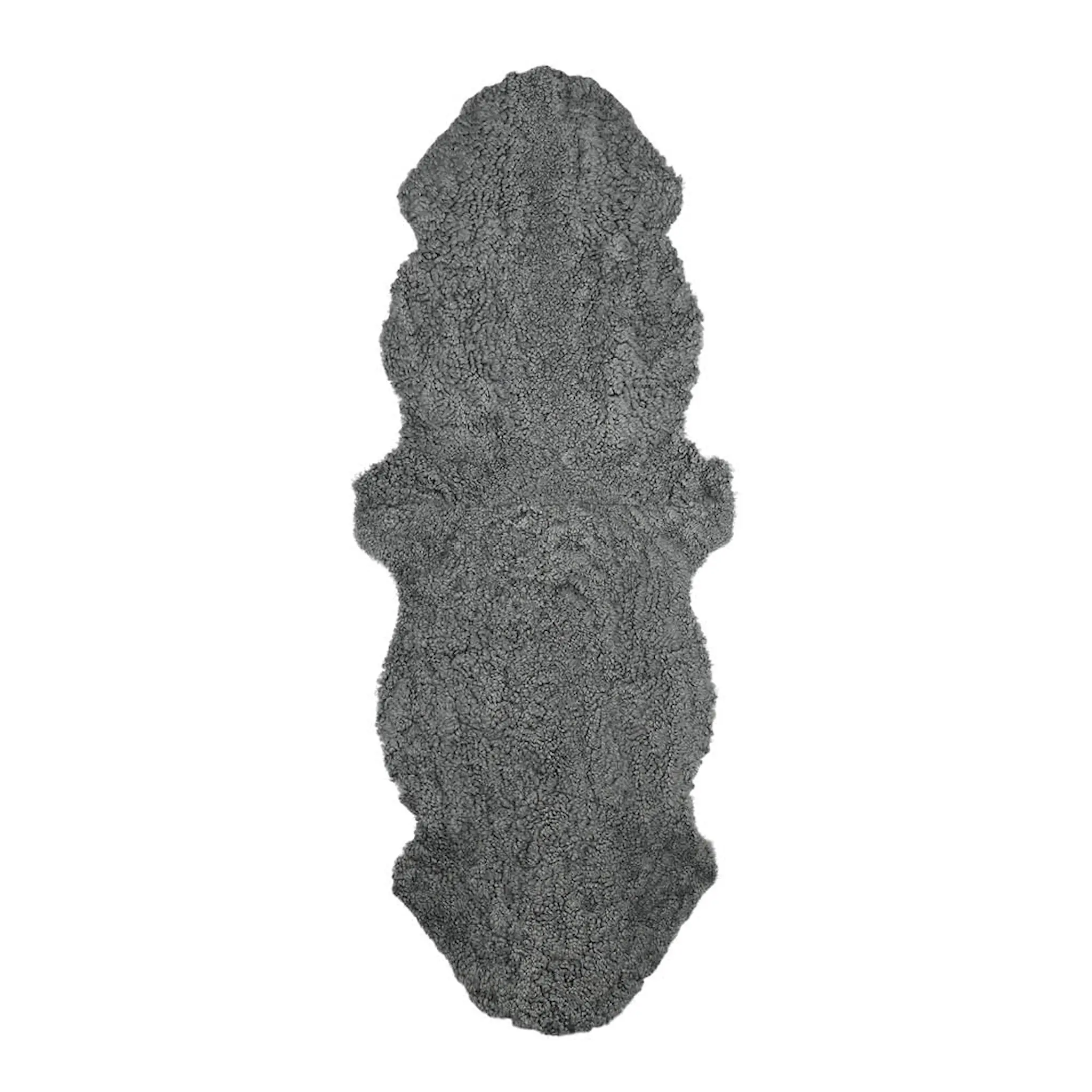 Natures Collection Fårskinn New Zealand kort ull 160x60 cm scandinavian light grey