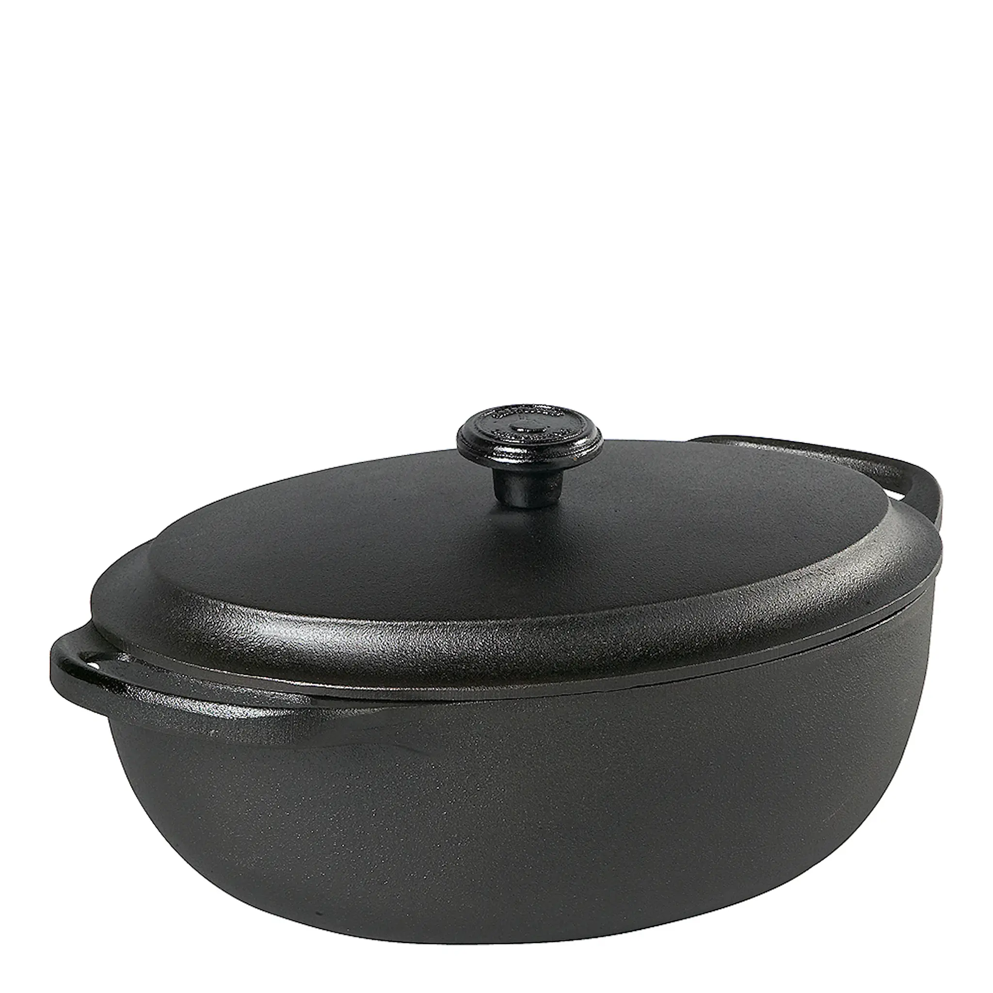 Skeppshult Gryta oval med järnlock 4 L