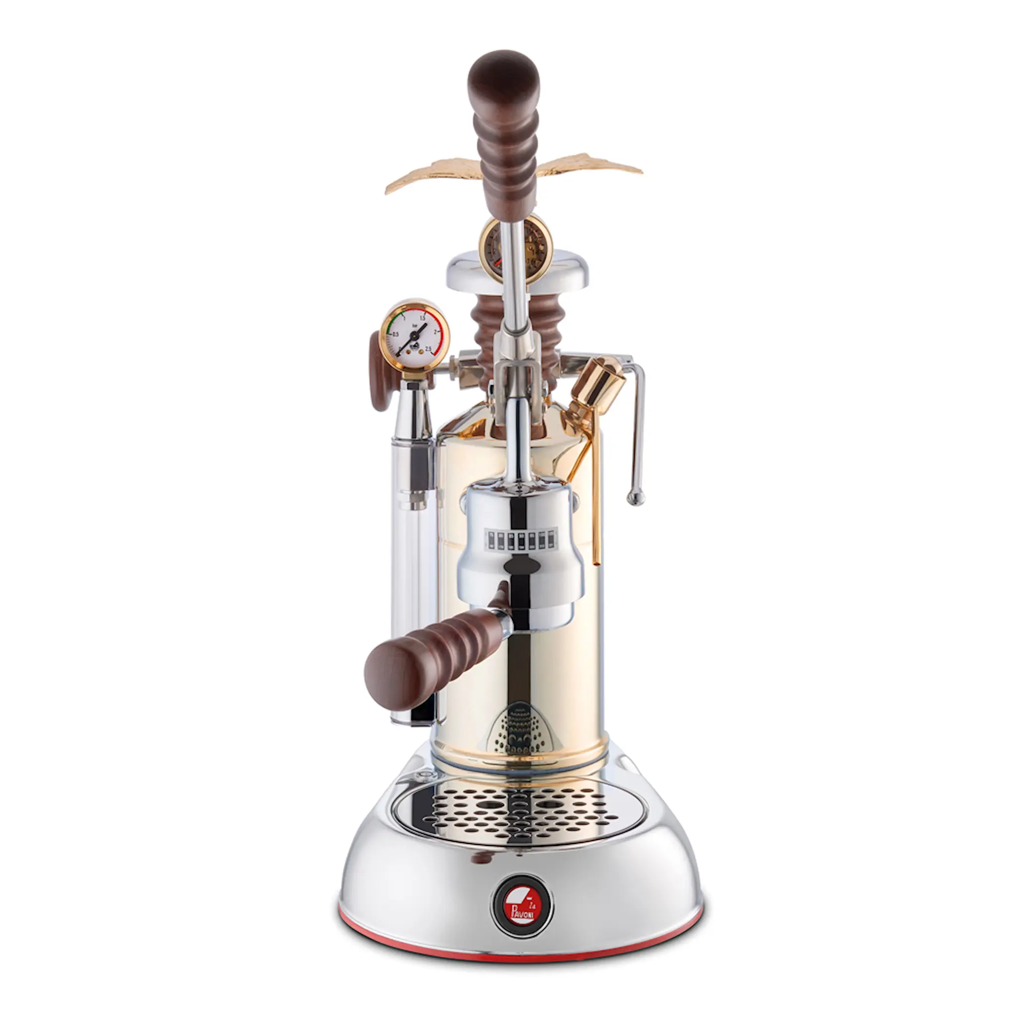 La Pavoni Esperto Manuell Kaffemaskin med Hävarm Guld
