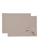 Bistro bordstablett 33x48 cm 2-pack coffee brown