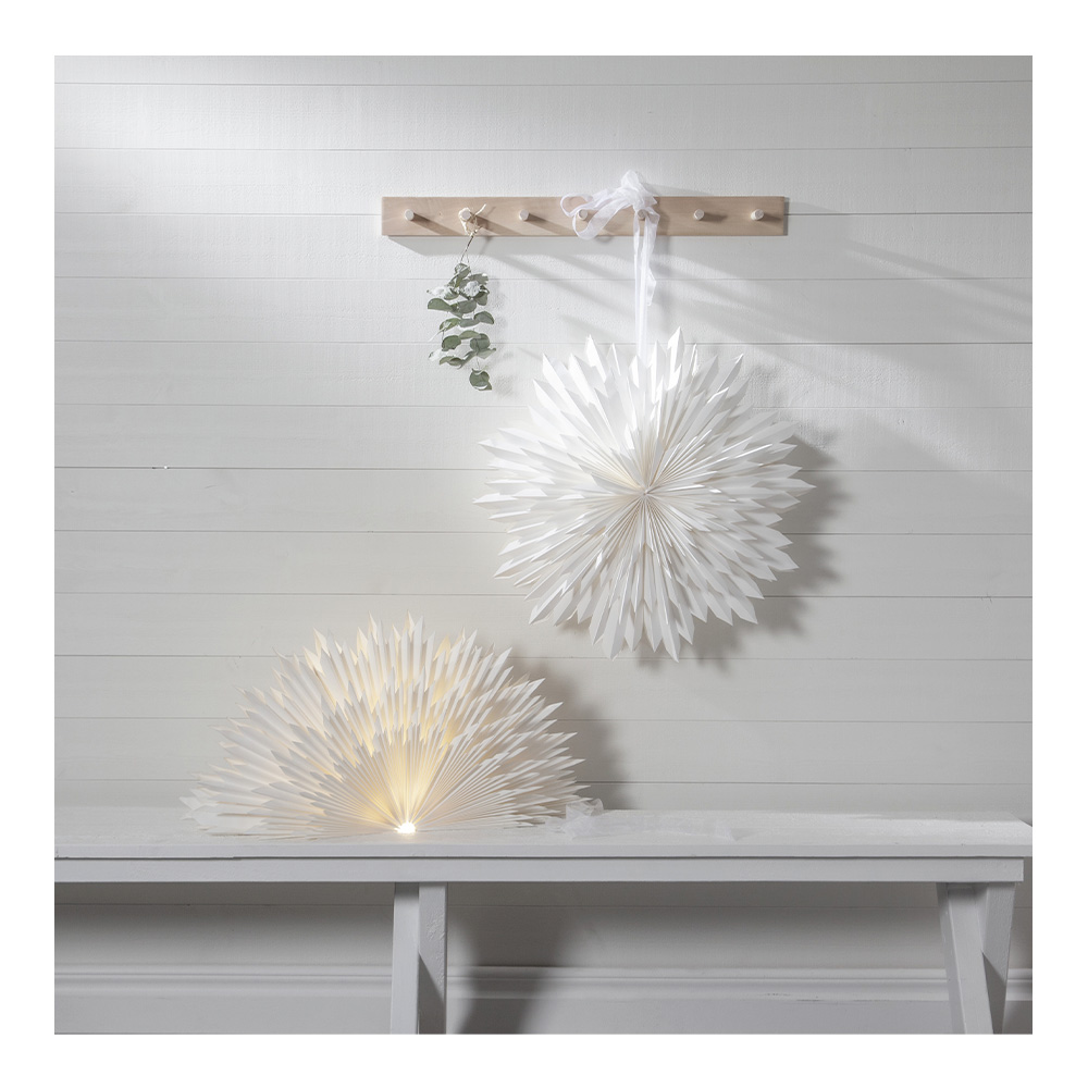 Star Trading Ice Julstjärna 50 cm Vit