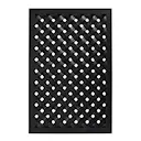 Braid dörrmatta flätad 60x40 cm svart