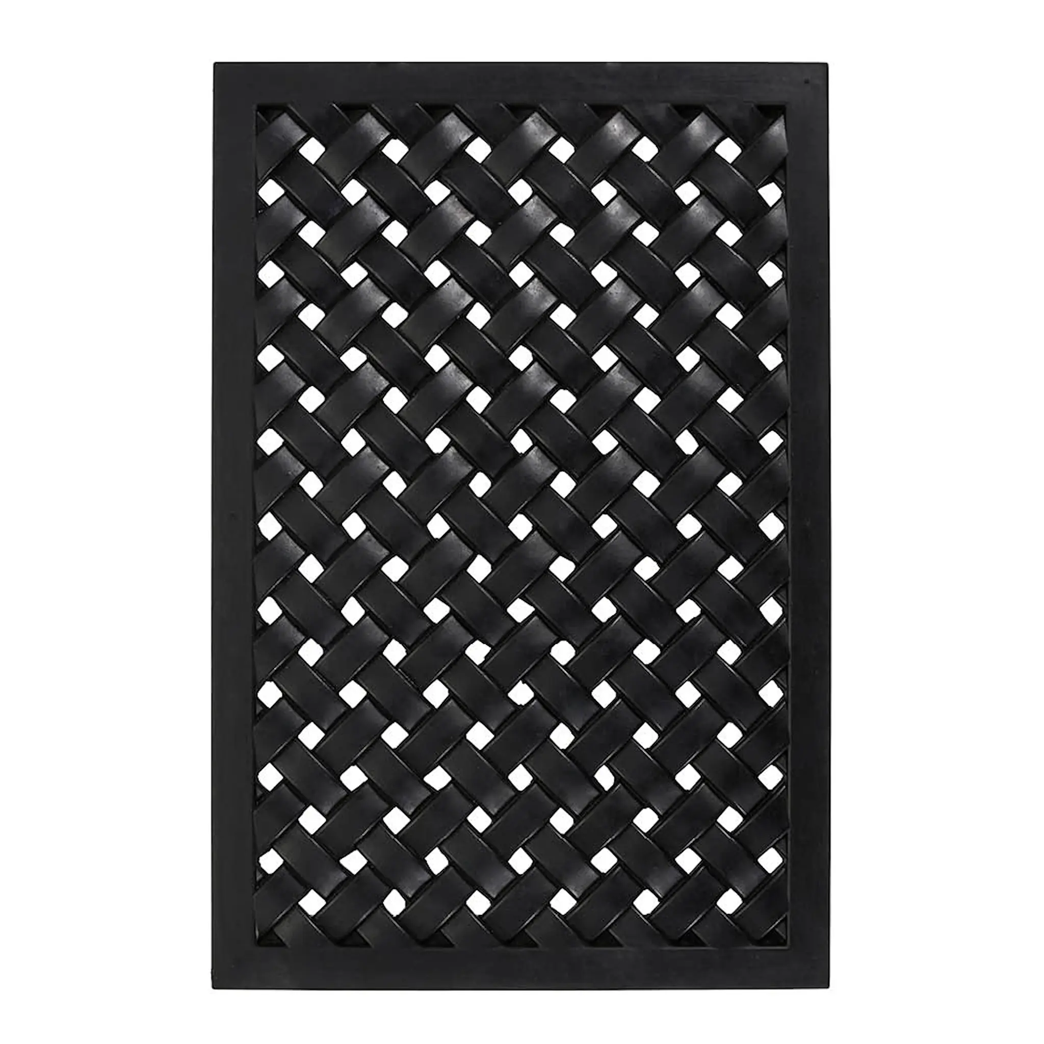 House Doctor Braid Kynnysmatto 60x40 cm Musta