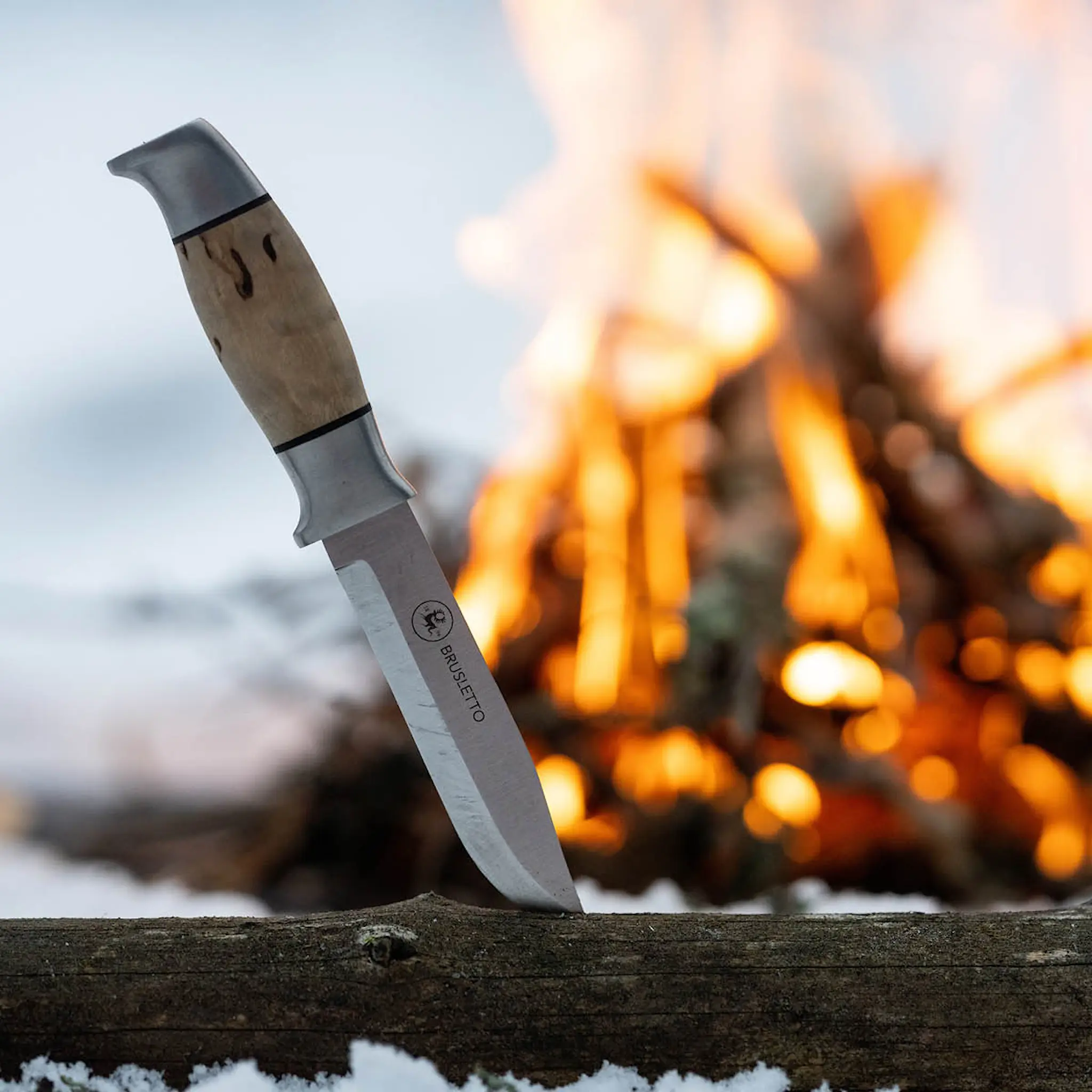 Brusletto Bamsen Masur allroundkniv 22,5 cm masurbjørk