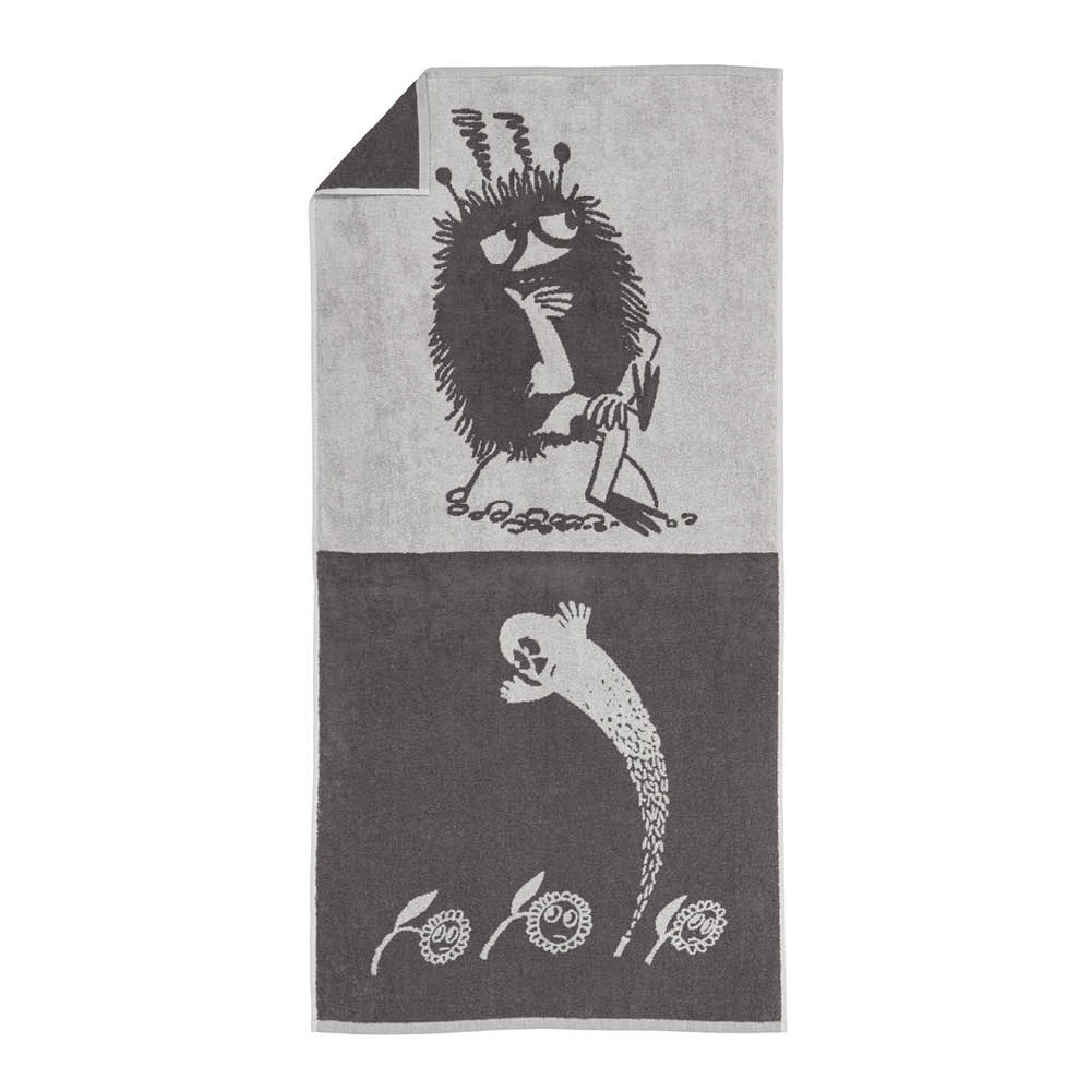 Moomin Arabia Muumi Kylpypyyhe Haisuli 70x140 cm Harmaa