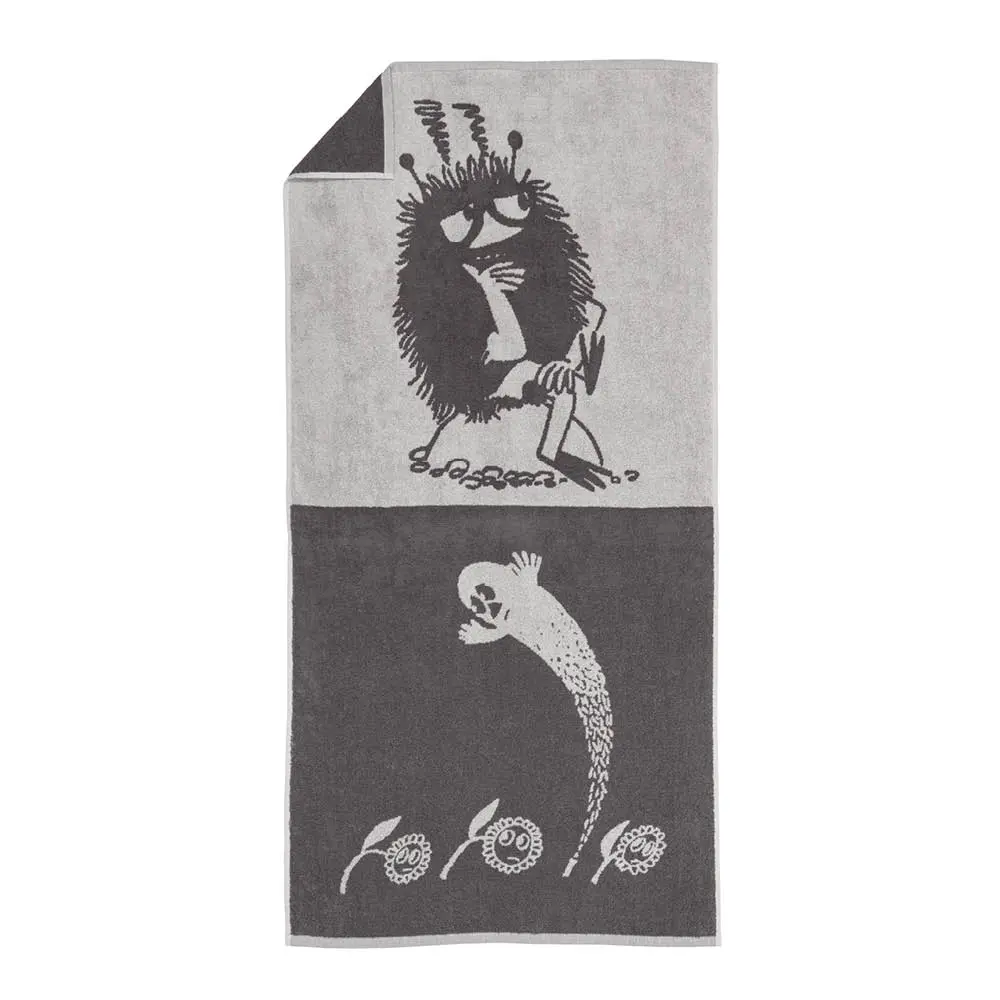 Muumi Kylpypyyhe Haisuli 70x140 cm Harmaa