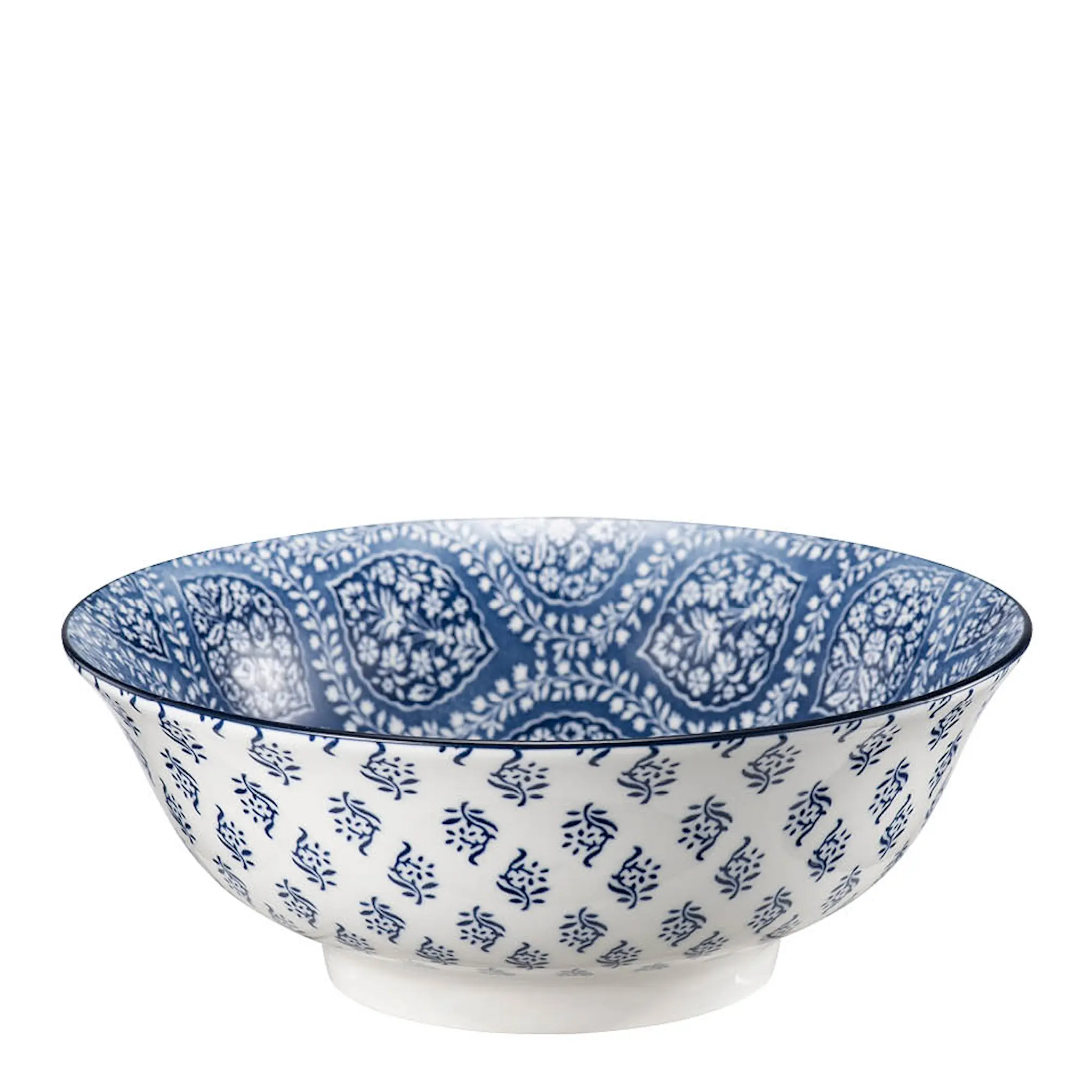 Stiernholm Sakura skål 21 cm 1,2L blå/hvit