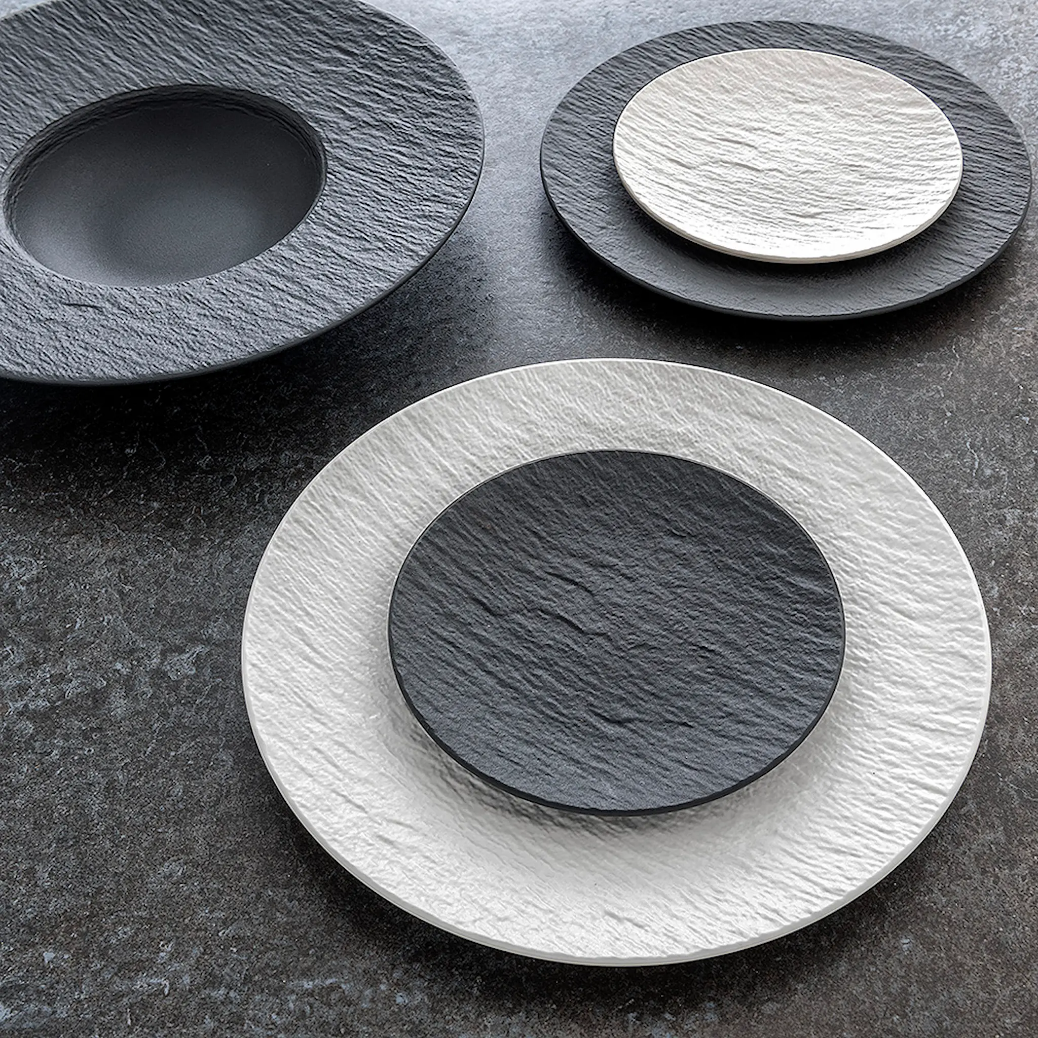 Villeroy & Boch Manufacture Rock Tallrik flat 15,5 cm Svart