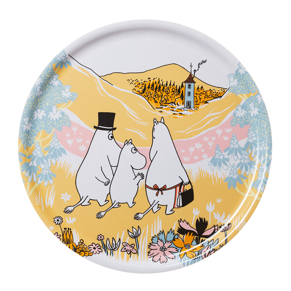 Moomin Arabia - Muumi Tarjotin 35 cm Perheen parissa