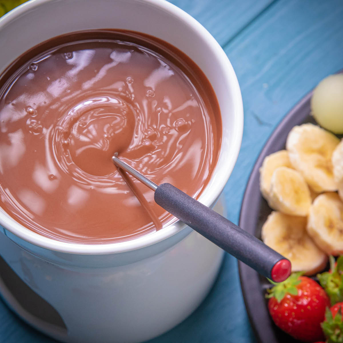 Cilio Sjokoladefondue 6 deler hvit