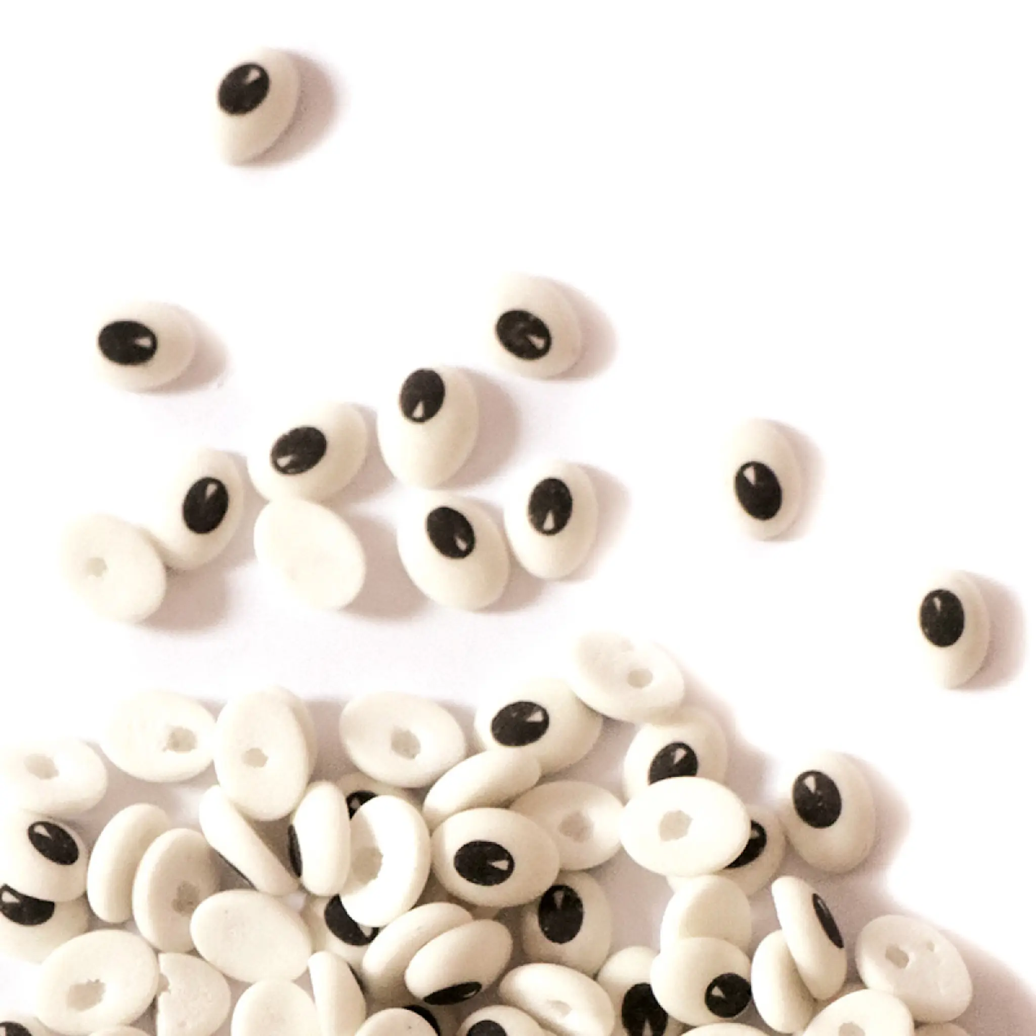 ScrapCooking Strössel ögon 40 g vit/svart