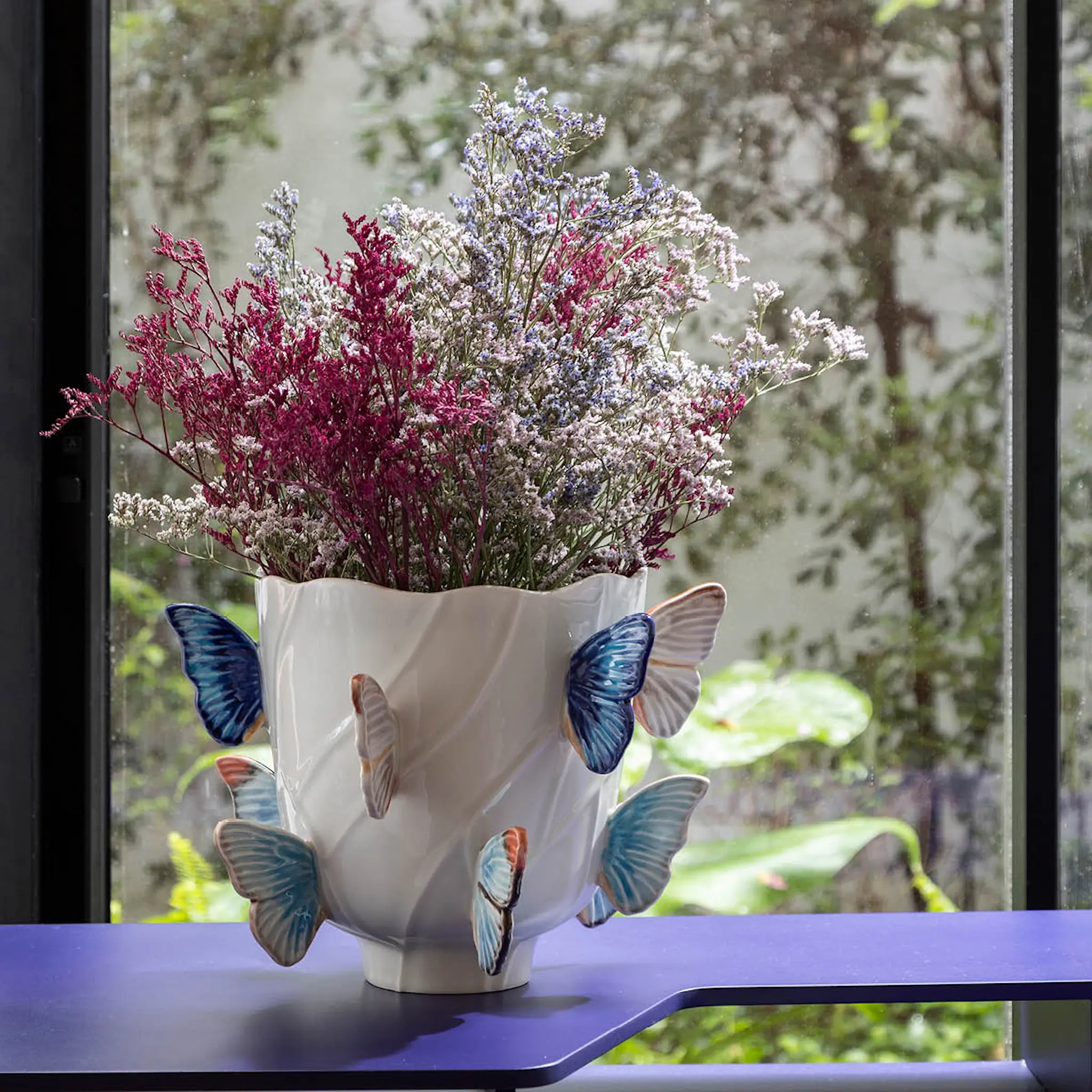 Bordallo Pinheiro Cloudy Butterflies vas 45 cm