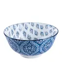 Sakura skål 15,5 cm 67 cl vit/blå