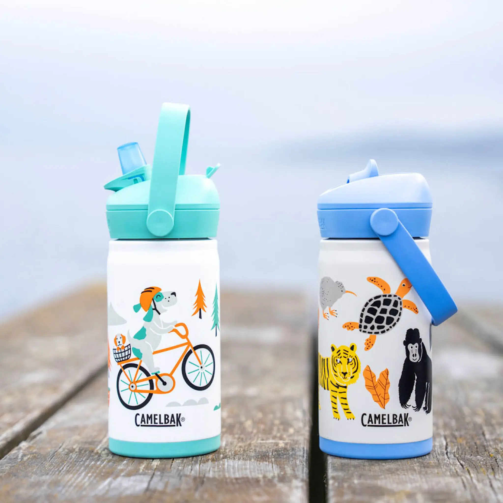 Camelbak Thrive Flip Straw Kids VSS termoflaske 0,35L biking dogs