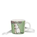 Muminmugg mini 3 cm Omtanke grön