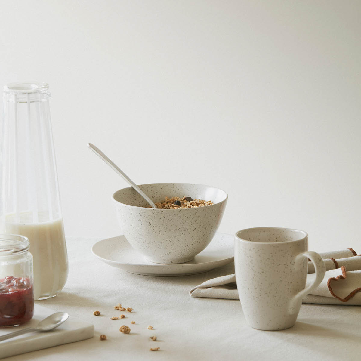 Broste Copenhagen Nordic Vanilla Skål 15x8 cm Cream