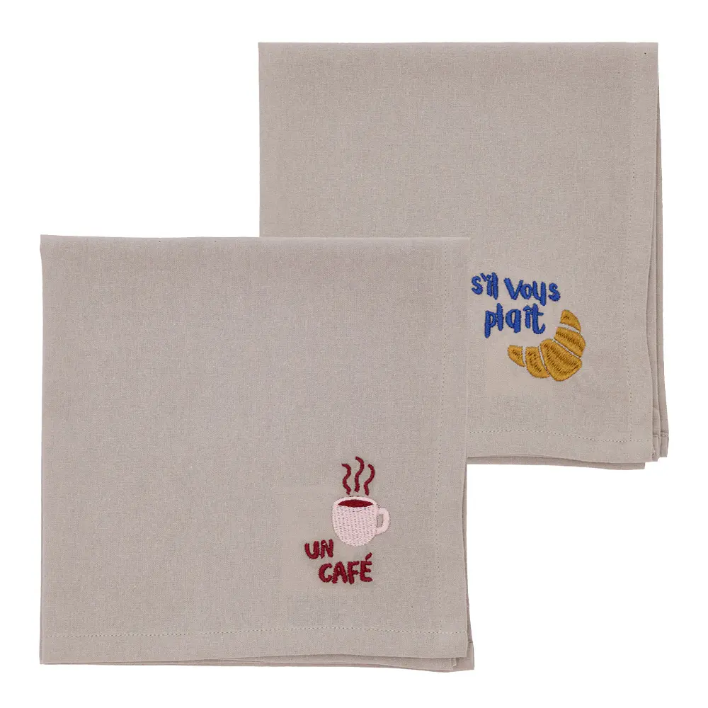 Bistro Lautasliina 40x40 cm 2 kpl Coffee Brown