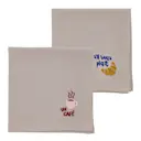 Bistro tygservett 40x40 cm 2-pack coffee brown