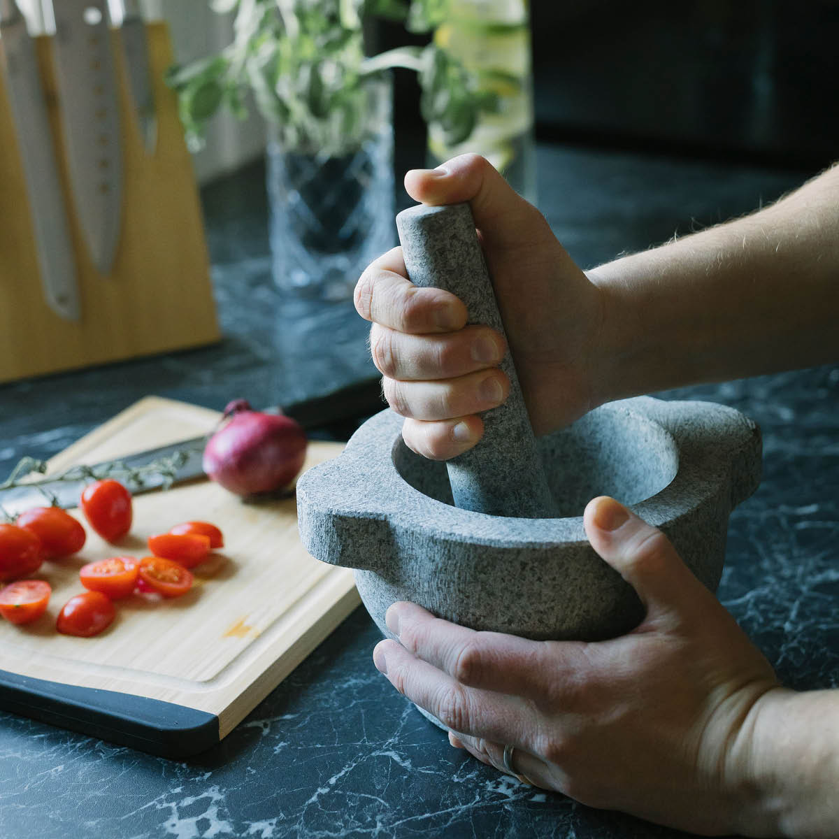 Dorre Birkedal Mortel 12 cm Granit