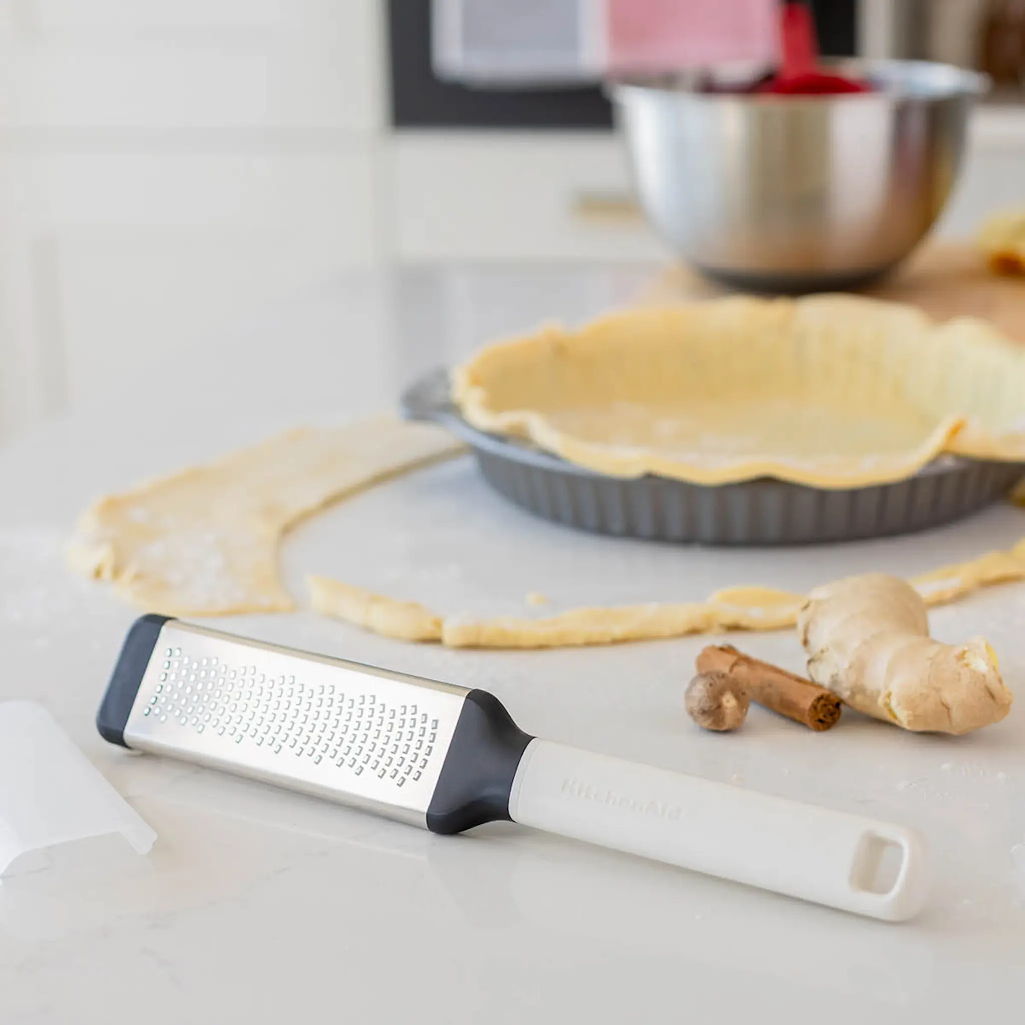 KitchenAid KitchenAid Classic rivjärn fin 29 cm porcelain white