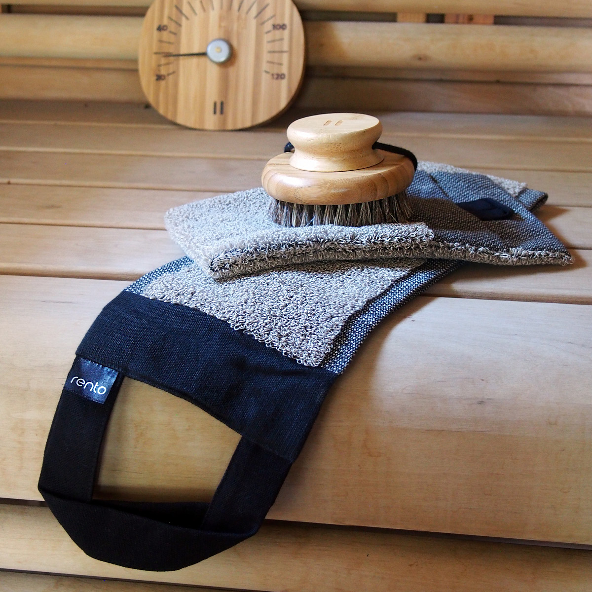 Rento Ryggtvättare linnefrotté 14x70 cm