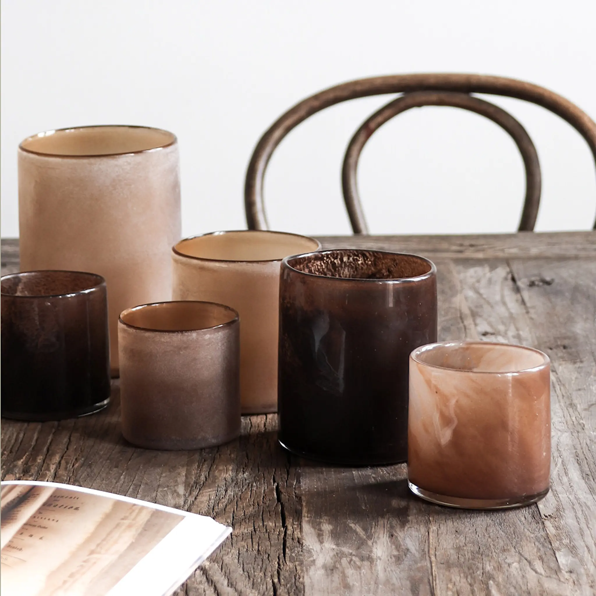 Tell Me More Lyrik Kynttilälyhty 12x14 cm Brown