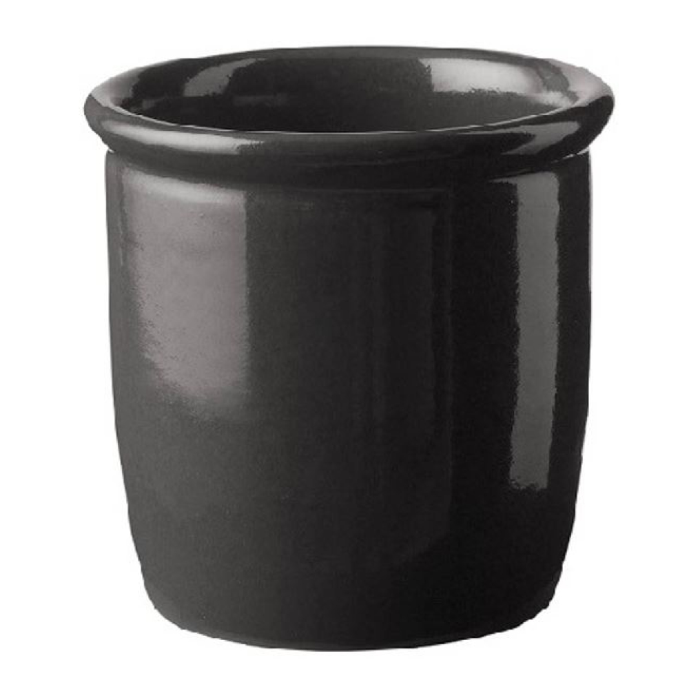 Knabstrup Keramik Syltkruka Ø10,5 cm 0,5L Antracit