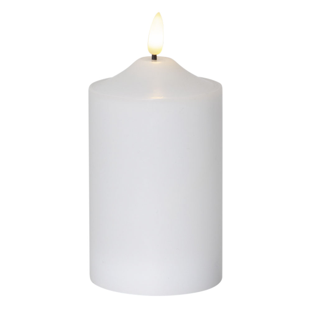 Star Trading - Flamme LED Pöytäkynttilä 15 cm Valkoinen