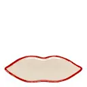 Les Objets Mouleversants Lips serveringsfat L 25,5x12,5 cm röd