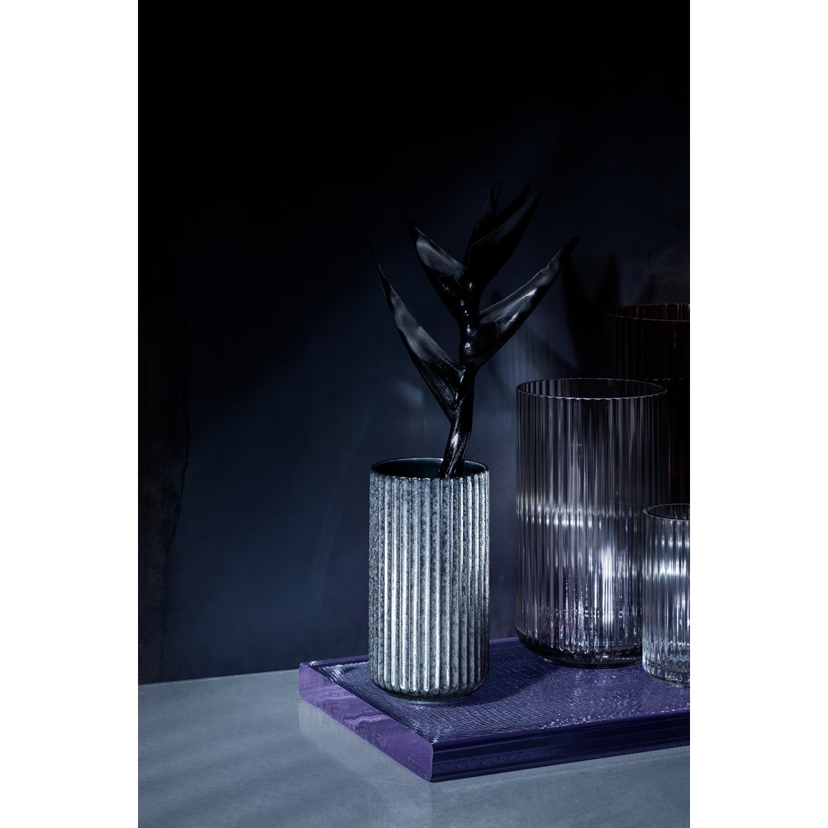 Lyngby Porcelæn Lyngby Radiance Vas 15 cm Blå