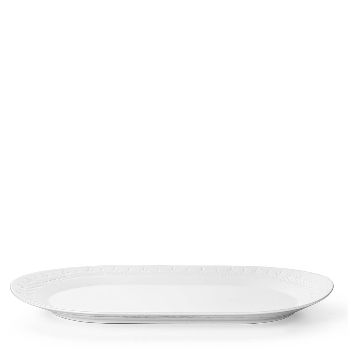 Frederik Bagger Crispy Porcelain Serveringsfat oval 23x38 cm Vit